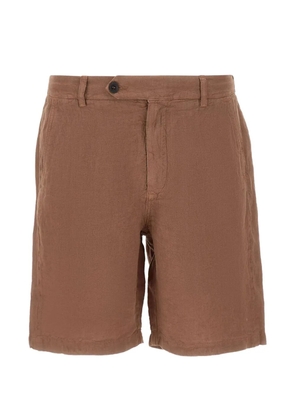 MC2 Saint Barth Sebastian linen shorts - Brown