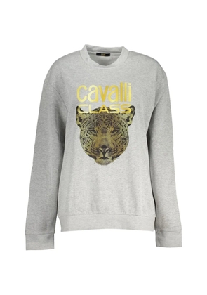 Cavalli Class crew-neck sweatshirt - Grey