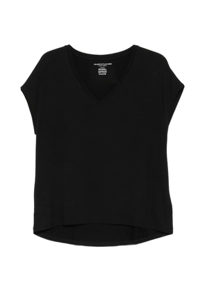 Majestic Filatures V-neck short-sleeve T-shirt - Black