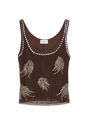 16Arlington Esha hot-fix mesh top - Brown