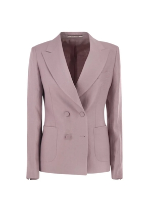 Tagliatore double-breasted peak-lapels blazer - Pink