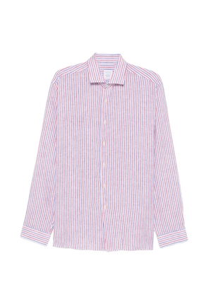 Xacus striped long-sleeve shirt - Blue