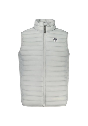 North Sails quilted logo-patch gilet - Grey