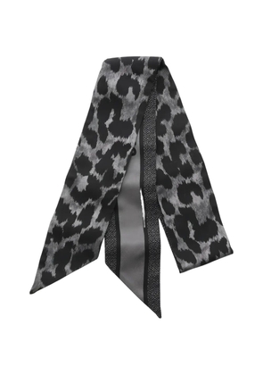Christian Dior Pre-Owned 2010s Mitzah leopard scarf - Black