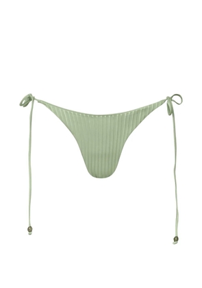 Baobab Kaia self-tie textured bikini bottom - Green