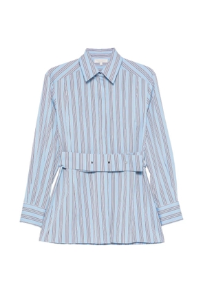 Antonelli striped belted shirt - Blue