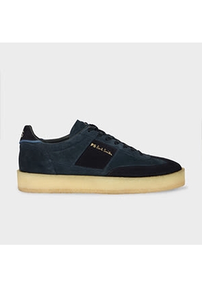 PS Paul Smith Navy Crepe Sole 'Dover' Trainers Blue