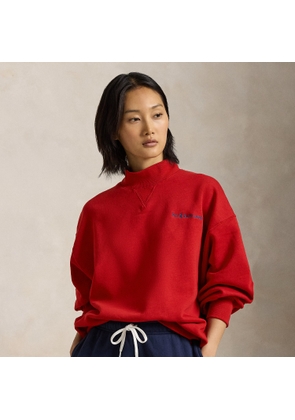 Logo Fleece Mockneck