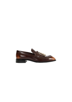 Edge Hand-brushed Leather Loafers