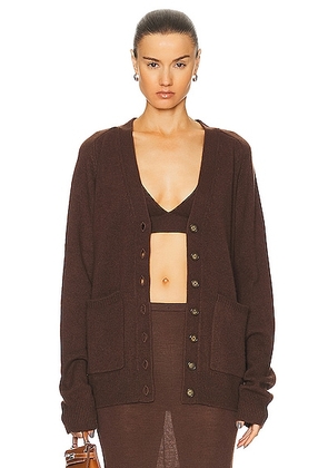 Eterne Theodore Cardigan in Chocolate - Chocolate. Size M/L (also in ).