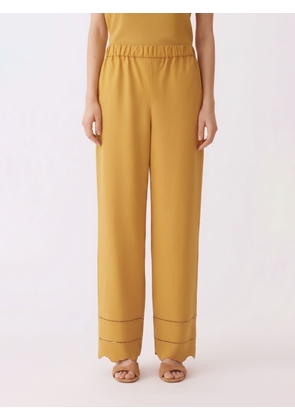 Pants FABIANA FILIPPI Woman color Mustard