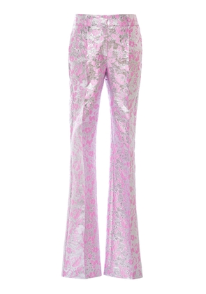 DES_PHEMMES Jacquard Straight-Leg Tailored Suit Pant - Moda Operandi