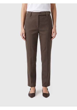 Pants BRUNELLO CUCINELLI Woman color Brown