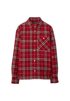 Burberry Check Wool Flannel Overshirt