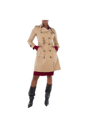 Burberry Mid-length Chelsea Heritage Trench Coat In Honey