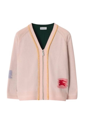 Burberry Kids Willis Ekd Cashmere Cardigan
