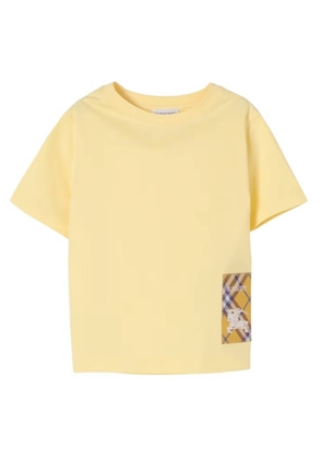 Burberry Kids Cedar EKD Label Cotton T-Shirt