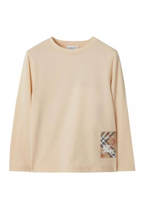 Burberry Kids Kooper EKD Label Cotton Top
