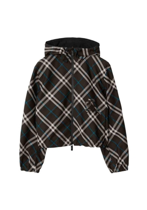 Burberry Check Reversible Cropped Jacket