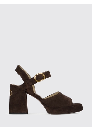 VALENTINO GARAVANI Heeled Sandal Woman color Brown