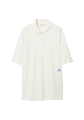 Burberry Equestrian Knight-Detail Short Sleeve Polo Shirt