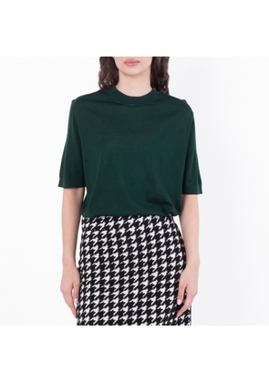 Burberry Crew-Neck Wool T-Shirt