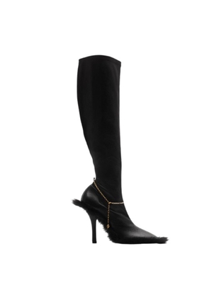 Burberry Leather Slinky Legging High Boots