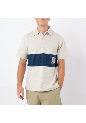 Burberry EKD Striped Cotton Polo Shirt