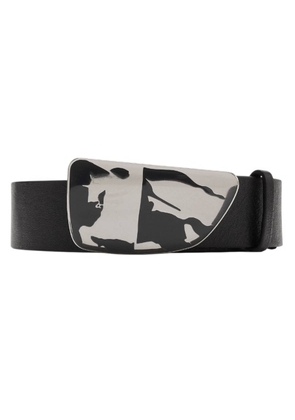 Burberry Shield EKD Buckle Leather Belt