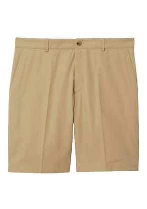 Burberry EKD Cotton Gabardine Shorts