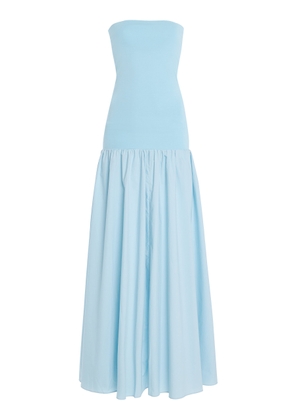 By Malene Birger Marc Strapless Cotton Midi Dress - Moda Operandi
