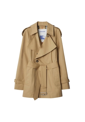 Burberry Gabardine Belted Trench Jacket