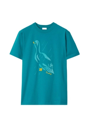 Burberry Duck Print Cotton Jersey T-Shirt