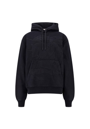 Burberry EKD Embroidered Cotton Blend Hoodie