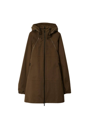 Burberry Nylon Cotton Hooded Parka
