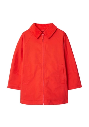 Burberry Kids Veronica Corduroy Collar Jacket