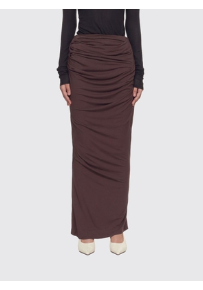 Skirt ENTIRE STUDIOS Woman color Brown