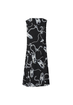 Burberry Knight Hardware Printed Dress