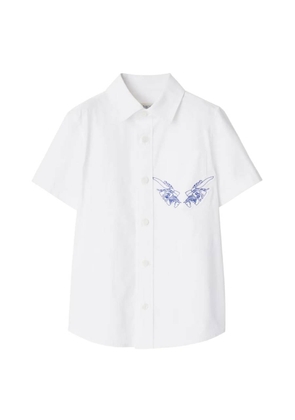 Burberry Kids EKD Applique Short-Sleeved Shirt