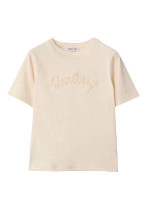 Burberry Kids Cedar Toweling Logo T-Shirt
