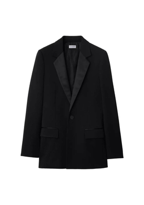 Burberry Grain De Poudre Wool Blazer Jacket