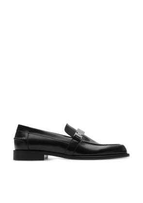 Burberry Womens Tower Leather Loafers