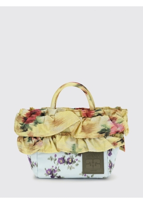 Handbag GANNI Woman color Ice