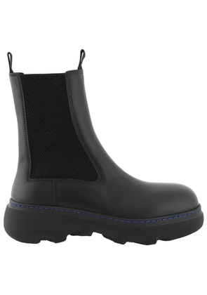 Burberry Creeper Chelsea Leather Ankle Boots