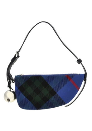 Burberry Jacquard Woven Check Shield Sling Bag