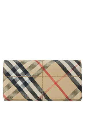 Burberry Snip Check Continental Wallet