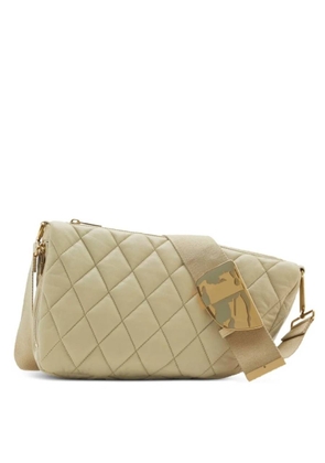 Burberry Shield Diamond-Quilted Shoulder Bag