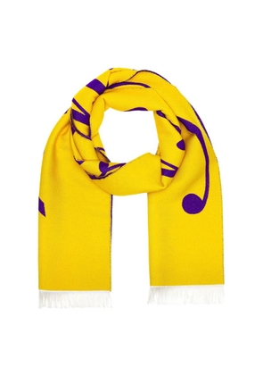 Burberry Logo Jacquard Football Scarf