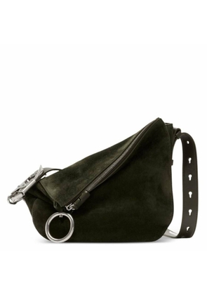Burberry Small Knight Suede Shoulder Bag