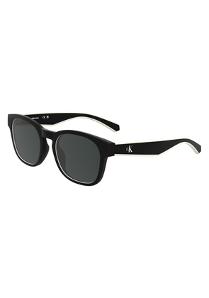 Calvin Klein Grey Square Unisex Sunglasses CKJ25300S 001 47
